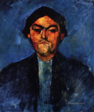 Amedeo Modigliani Painting - el tipógrafo pedro amedeo modigliani